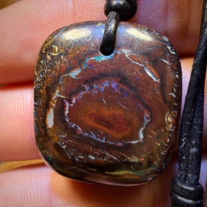 🔒5x Drilled Boulder Opals. Bulk Wholesale Parcel BARGAIN