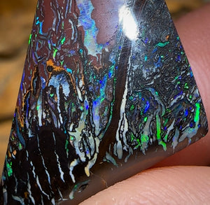 22.7cts - Top Tribal Australian Boulder Opal from Koroit - Opal Whisperers