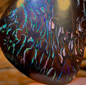 59.2cts - Highly Artistic Tribal Koroit Nut Opal. Australian Opal