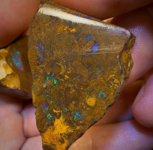 🔒154,7 ct – 3 australische Boulder-Opal-Rohlinge