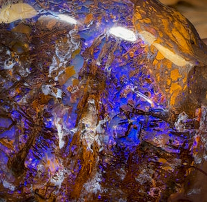 513.3cts - Large Yowah Boulder Opal Rough Preform - Opal Whisperers