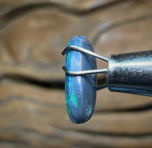 1.35cts - Solid Lightning Ridge Black Opal - Opal Whisperers