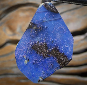 Solid Queensland Boulder Opal Unisex Pendant HALF PRICE BARGAIN