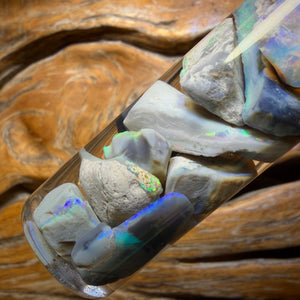 122.8cts - Lightning Ridge Opal Vial
