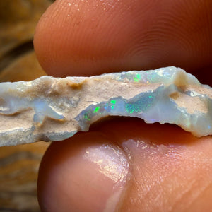 16.6cts - Lightning Ridge Dark Opal Rough Piece