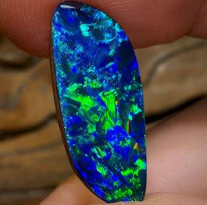 8.5cts - Old Collection TOP Australian Boulder Opal Doublet - Opal Whisperers