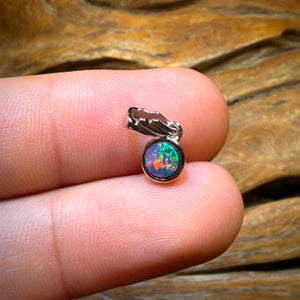 WILDCARD! Sterling Silver - Queensland Boulder Opal Doublet Pendant