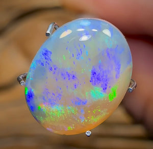 3.1cts - Lightning Ridge Crystal Opal - Opal Whisperers
