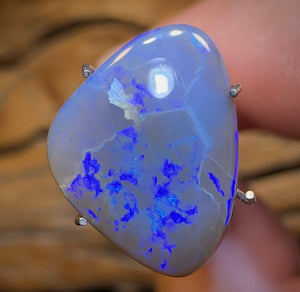 4.1cts - Lightning Ridge Dark Opal, Bargain - Opal Whisperers