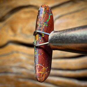 TGIF 2.9cts - Yowah Nut Tribal Opal. Australian Boulder Opal