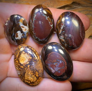 178.7cts - 5x Australian Boulder Opal’s. Wholesale Dealers Parcel