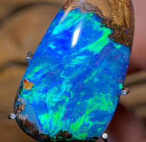 5.1cts - Yowah Nut Crystal Centre Opal - Opal Whisperers