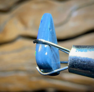 1.05cts - “Bermuda Triangle”- Australian Dark Opal from Lightning Ridge - Opal Whisperers