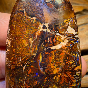 Aren’t you glad you waited till the end Card! MASSIVE 425.9cts - Large Tribal Queensland Boulder Opal from Yowah