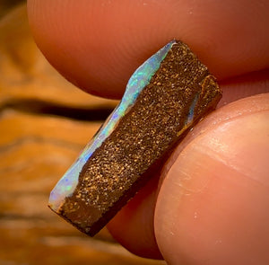7.4cts - Queensland Boulder Seam Opal Rough Rock Pool Rub