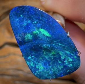 10.8cts - Large TOP Australian Boulder Opal Doublet - Opal Whisperers