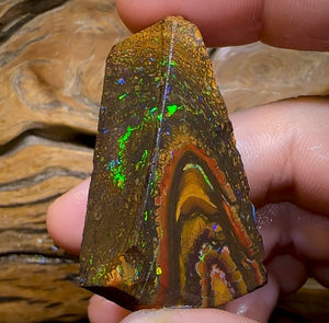 (Template) 178.4cts - Yowah Nut Rough Piece. TOP TRIBAL - Opal Whisperers