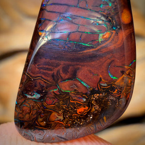 19.2cts - Tribal Yowah Nut Opal. Australian Opal