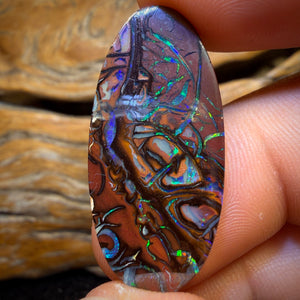 21.5cts - TOP Tribal Australian Boulder Opal from Yowah