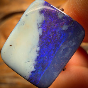 12.6cts - Two Face Queensland Boulder Seam Opal
