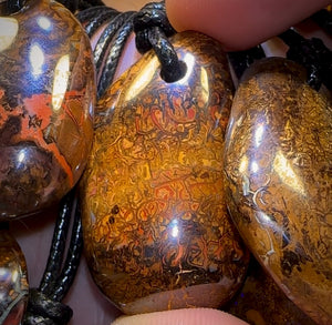 🔒10x Drilled Boulder Opals. Bulk Wholesale Dealers Parcel BARGAIN