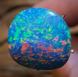 4.4cts - Sunrise Sunset Lightning Ridge Opal Doublet