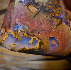 27 x 26mm - Drilled Boulder Opal Necklace