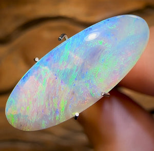 3.9cts - Lightning Ridge Crystal Opal - Opal Whisperers