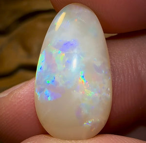 7.5cts - South Australian White Opal, Double Sided - Opal Whisperers