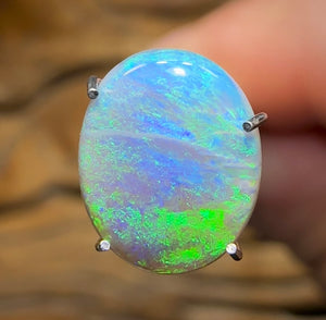 1.6cts - Australian Black Opal from Lightning Ridge - Opal Whisperers