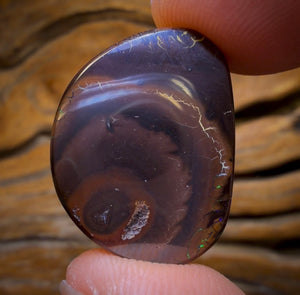 44.4cts - Tribal Australian Boulder Opal from Yowah. Multicolours!