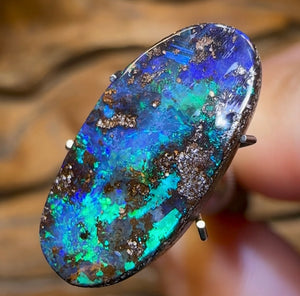 6.1cts - Winton Seam Opal. Reef Pattern - Opal Whisperers