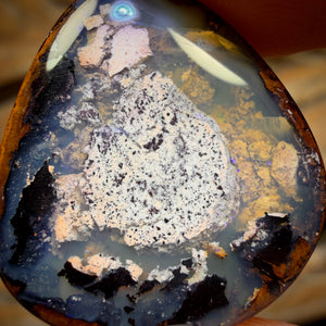 24.1cts - “Dive In Cinema”Yowah Nut Kernel Opal. Australian Boulder Opal HALF PRICE BARGAIN!