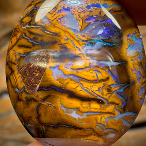 39.3cts - Tribal Yowah Nut Opal. Australian Opal