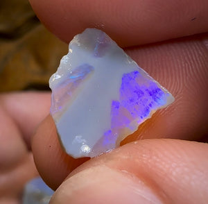 99.2cts - 5x Lightning Ridge Crystal and Dark Opal Rough Parcel - Opal Whisperers