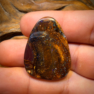 46.5cts - Tribal Yowah Nut Opal. Australian Opal