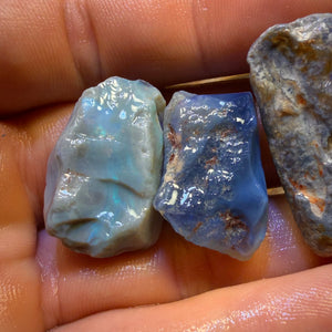 157.1cts - 5x Lightning Ridge Opal Rough Parcel