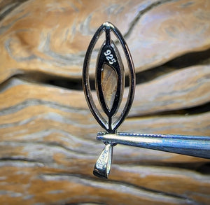 Sterling Silver - Queensland Boulder Opal Doublet Pendant