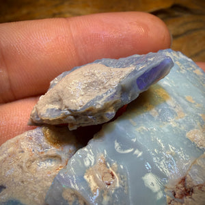 🔒149,5 carats - Lot de 3 opalines brutes de Lightning Ridge