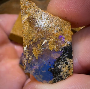 161.5cts - 5x Queensland Boulder Pipe Opal Rough Parcel BARGAIN