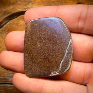 109.4cts - “Wave Break” Huge Australian Boulder Seam Opal. Top Reef Pattern Picture Stone