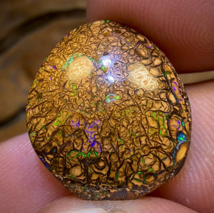 17.1cts - Tan Tribal Yowah Nut Opal. Australian Opal
