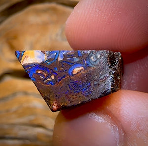 44.9cts - OMG Tribal Queensland Boulder Opal Rough Piece from Koroit