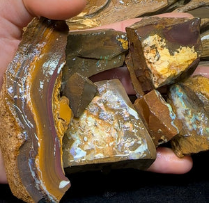 524g - Queensland Boulder Opal Rough - Opal Whisperers