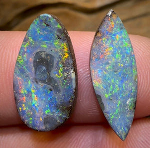 (Template) 11.4cts - Australian Boulder Opal Set - Opal Whisperers