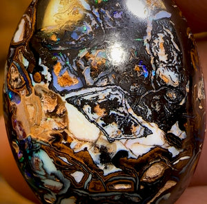 29.3cts - “Spot the Picture”Tribal Yowah Nut Opal. Featured on “Outback Opal Hunters”! Celebrity Bargain