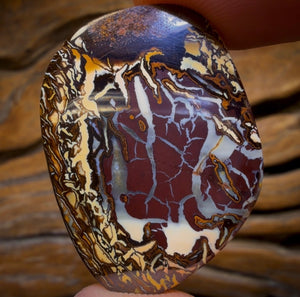 39.3cts - “Birth Of Creation” Tribal Australian Boulder Opal from Koroit
