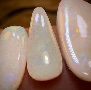 12.8cts - 4x Finished Queensland Boulder Opal Dealers Parcel