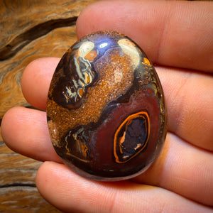 BIG BOY BARGAIN CARD! 97.1cts - Yowah Nut Crystal Centre Opal. Australian Boulder Opal