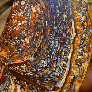 Art of Opal Card! 155cts - Large Tribal Queensland Boulder Opal from Yowah